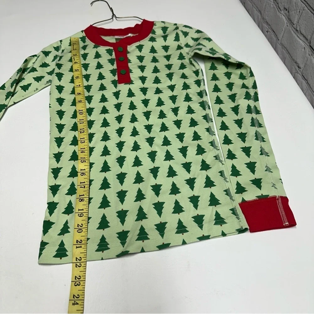 Hanna Andersson Christmas tree Kids Pajamas size 150cm US 12 NWOT - Picture 3 of 12